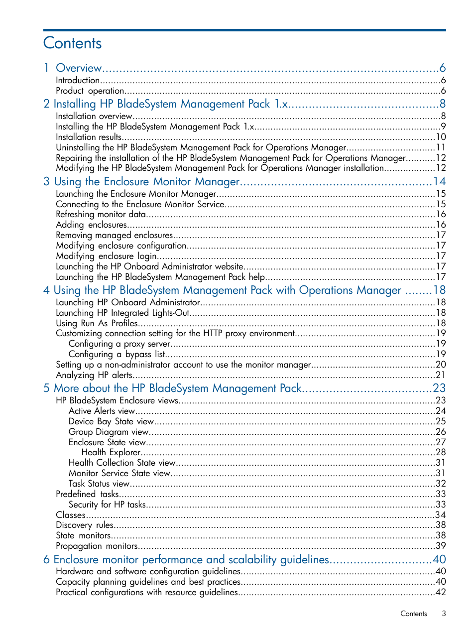 HP OneView for Microsoft System Center User Manual | Page 3 / 60