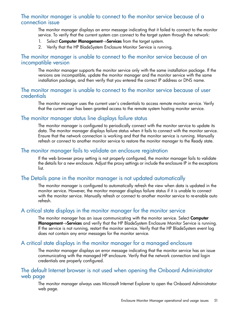 HP OneView for Microsoft System Center User Manual | Page 51 / 60