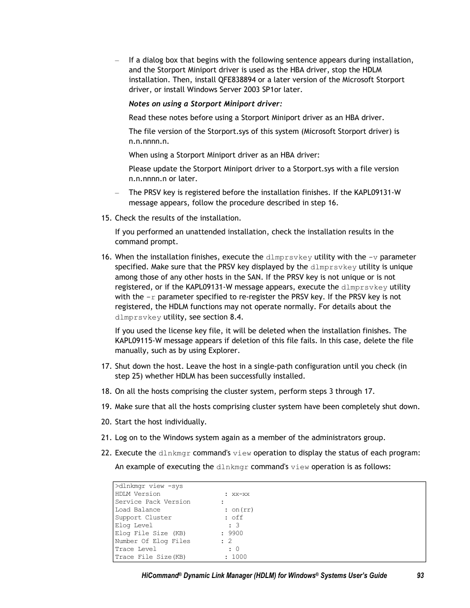 HP Hitachi Dynamic Link Manager Software User Manual | Page 109 / 411