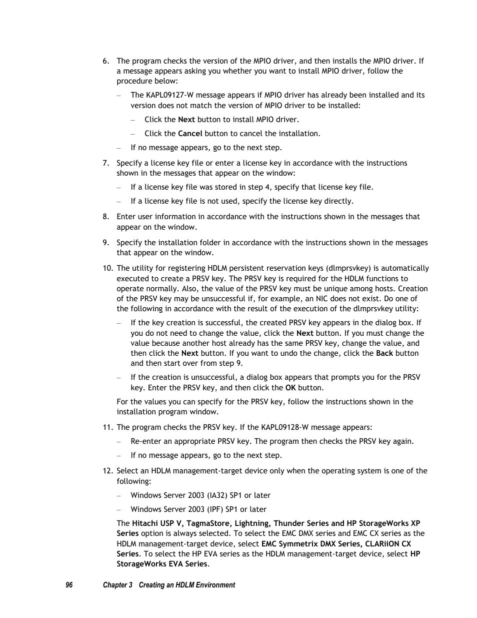 HP Hitachi Dynamic Link Manager Software User Manual | Page 112 / 411