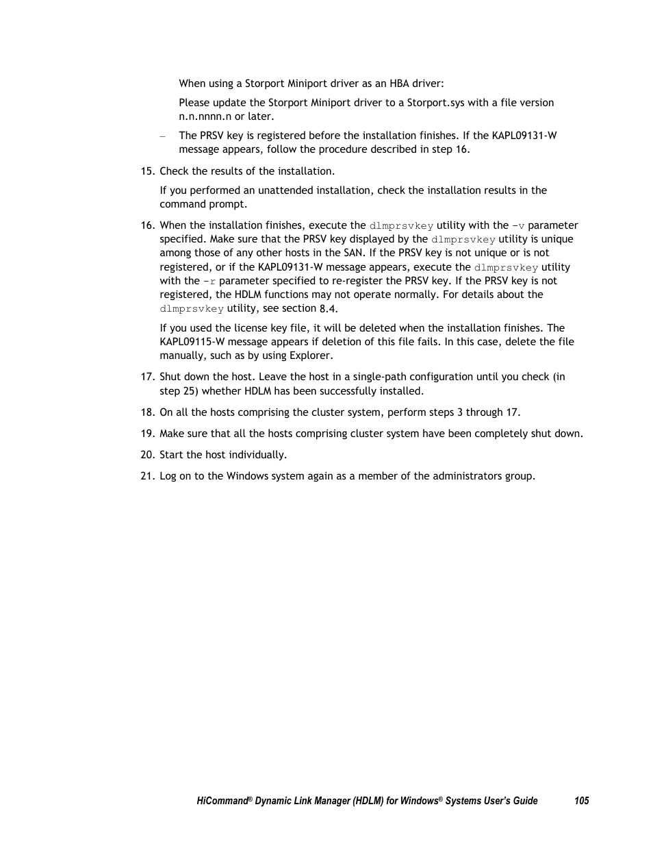 HP Hitachi Dynamic Link Manager Software User Manual | Page 121 / 411