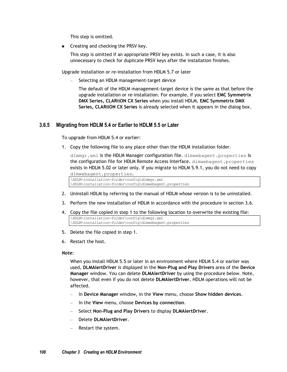 HP Hitachi Dynamic Link Manager Software User Manual | Page 124 / 411