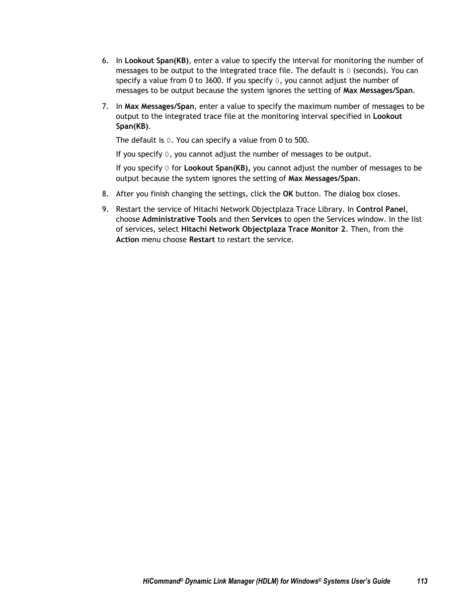 HP Hitachi Dynamic Link Manager Software User Manual | Page 129 / 411
