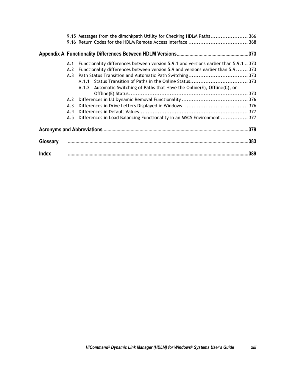 HP Hitachi Dynamic Link Manager Software User Manual | Page 13 / 411