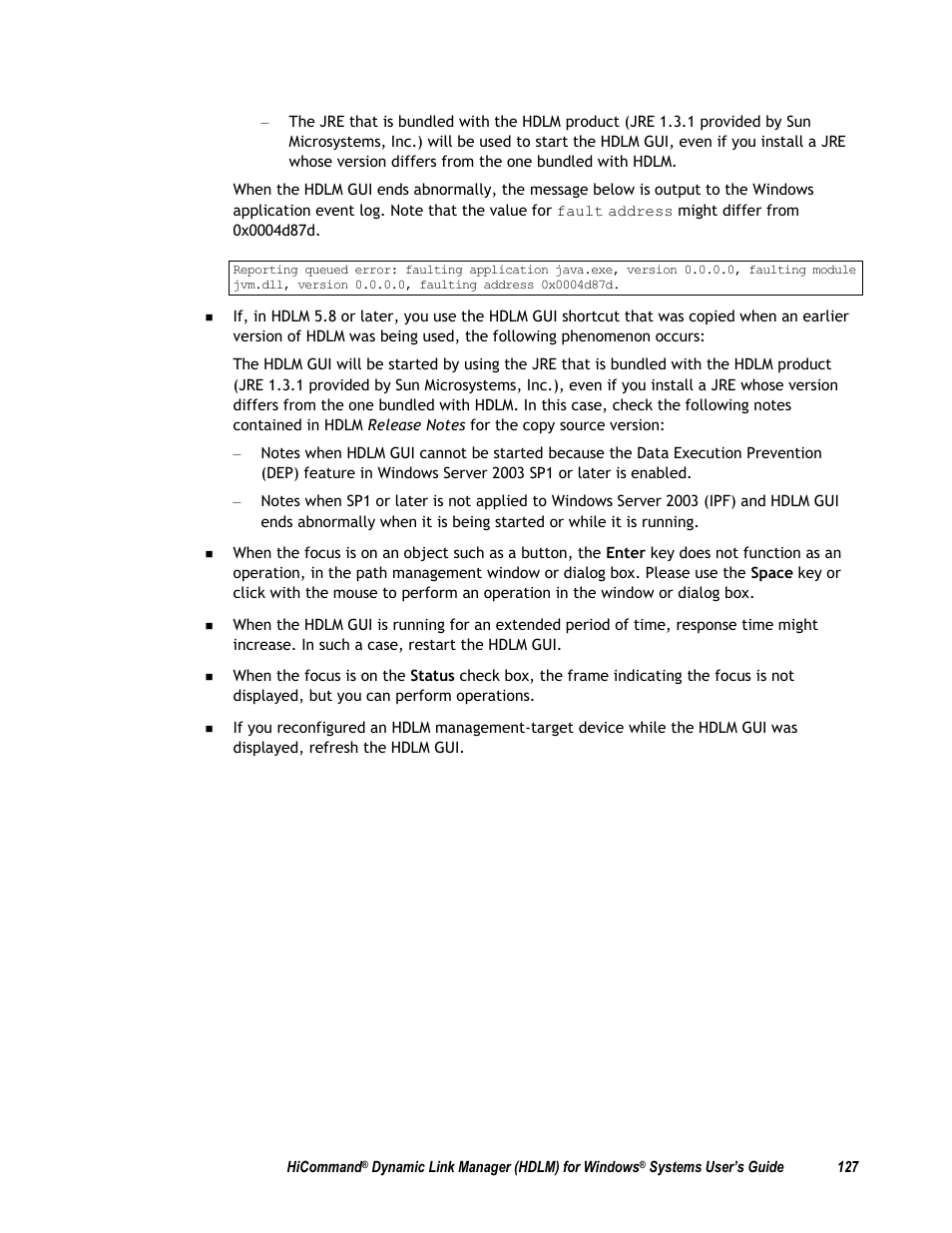HP Hitachi Dynamic Link Manager Software User Manual | Page 143 / 411