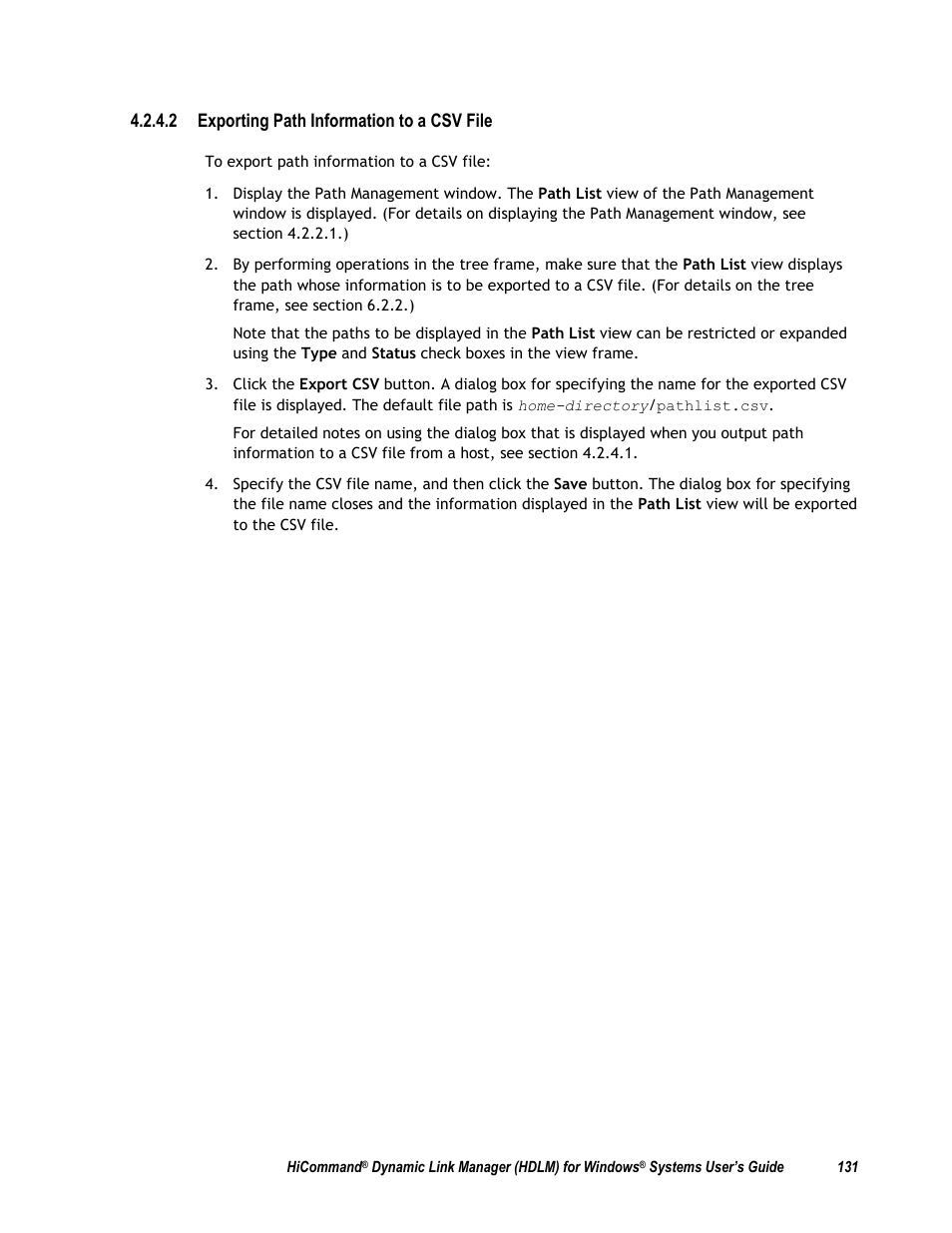 HP Hitachi Dynamic Link Manager Software User Manual | Page 147 / 411