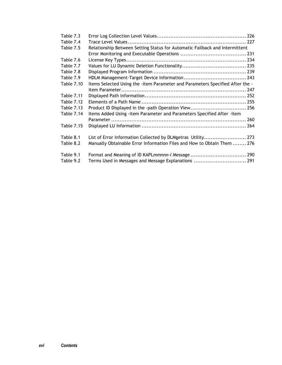HP Hitachi Dynamic Link Manager Software User Manual | Page 16 / 411