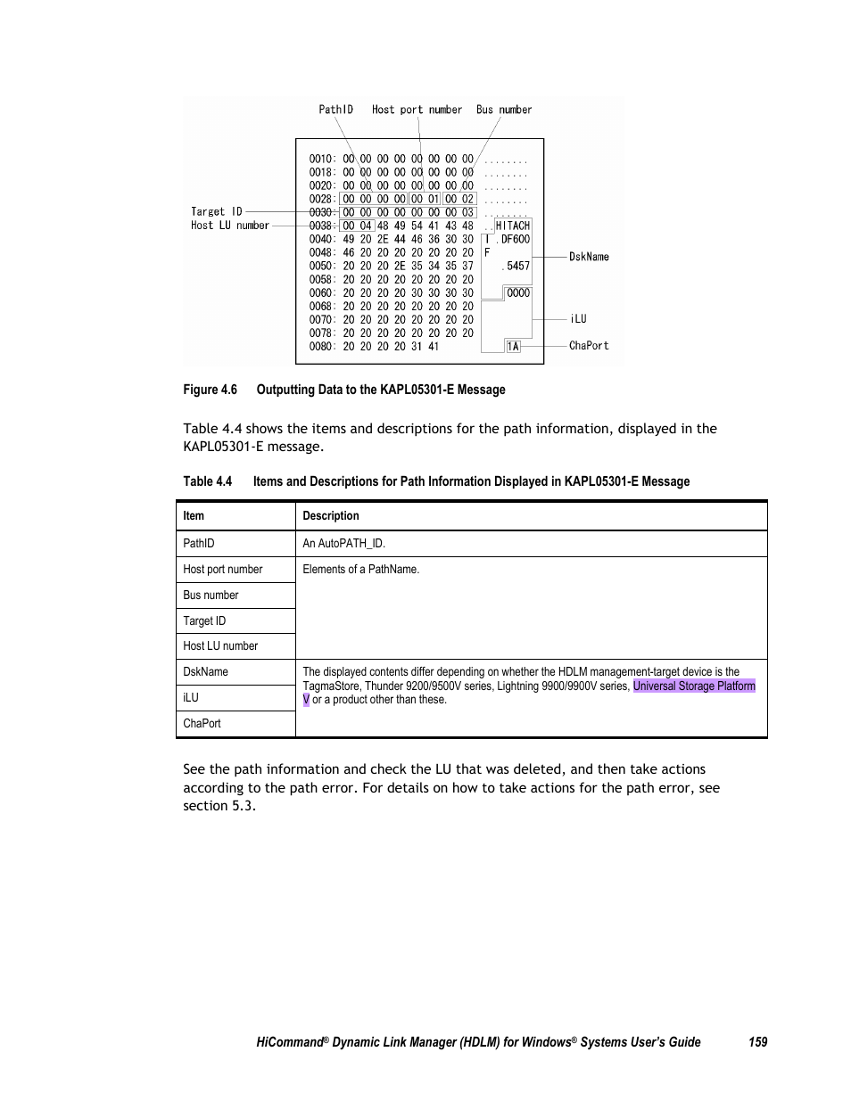 Age159 | HP Hitachi Dynamic Link Manager Software User Manual | Page 175 / 411