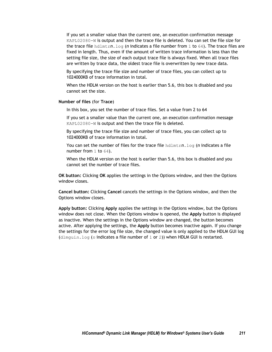 HP Hitachi Dynamic Link Manager Software User Manual | Page 227 / 411
