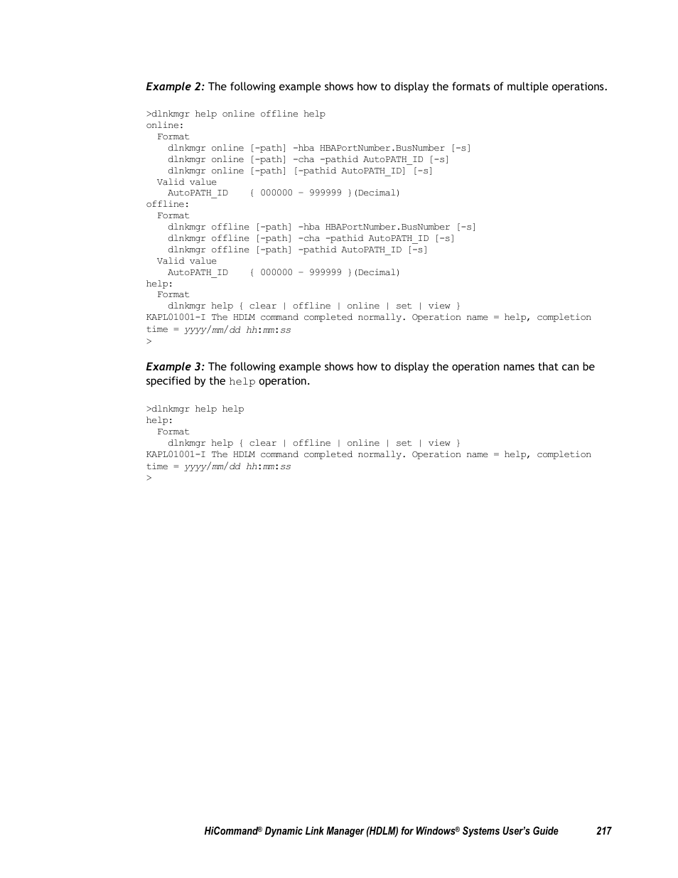 HP Hitachi Dynamic Link Manager Software User Manual | Page 233 / 411