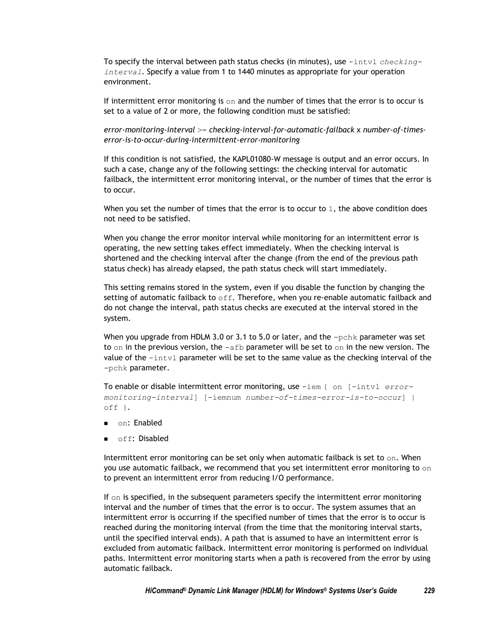 HP Hitachi Dynamic Link Manager Software User Manual | Page 245 / 411