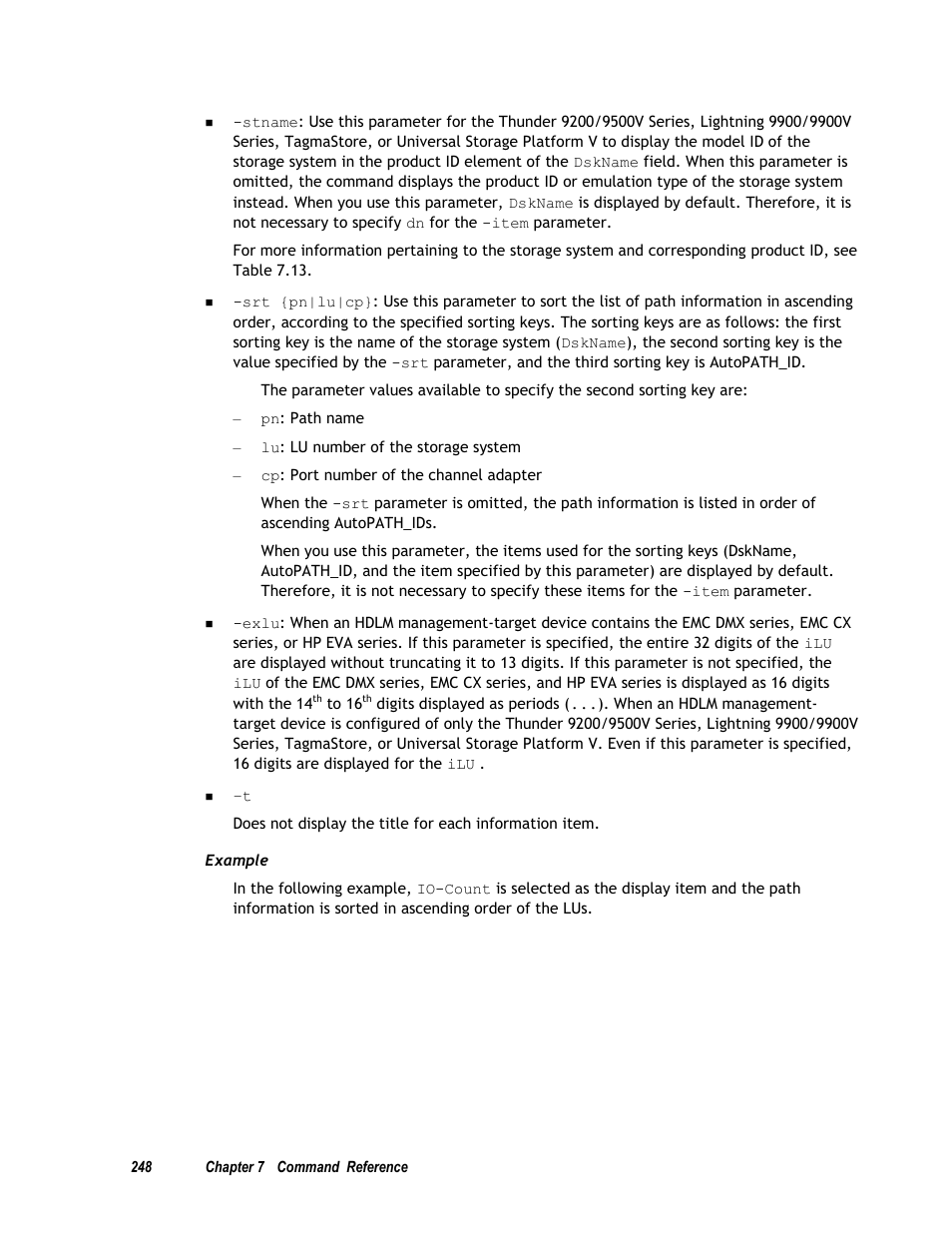 HP Hitachi Dynamic Link Manager Software User Manual | Page 264 / 411