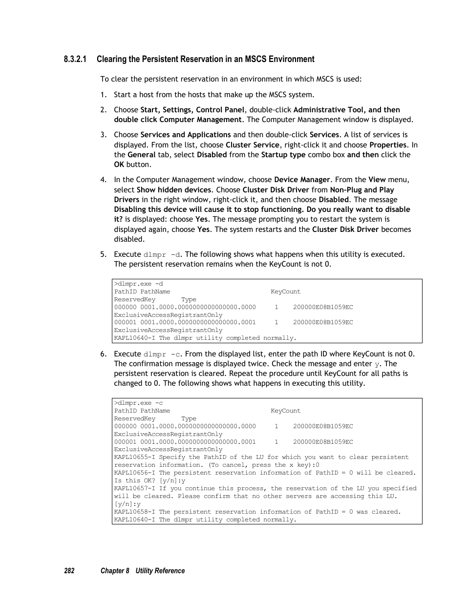 HP Hitachi Dynamic Link Manager Software User Manual | Page 298 / 411