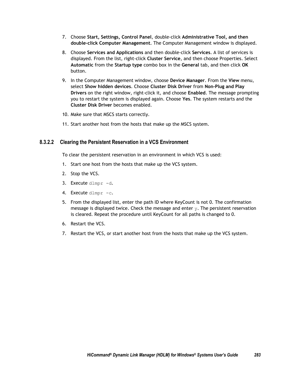 HP Hitachi Dynamic Link Manager Software User Manual | Page 299 / 411