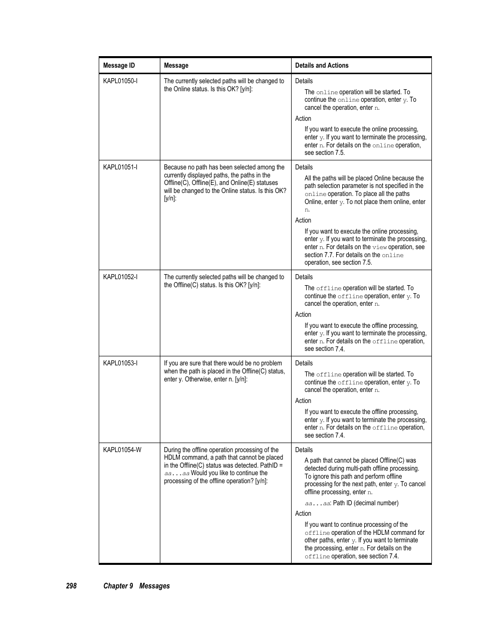 HP Hitachi Dynamic Link Manager Software User Manual | Page 314 / 411