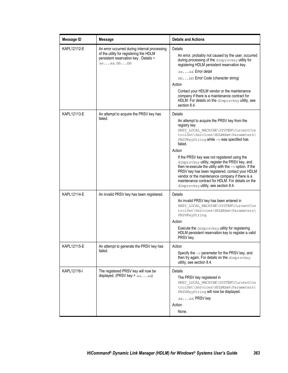 HP Hitachi Dynamic Link Manager Software User Manual | Page 379 / 411