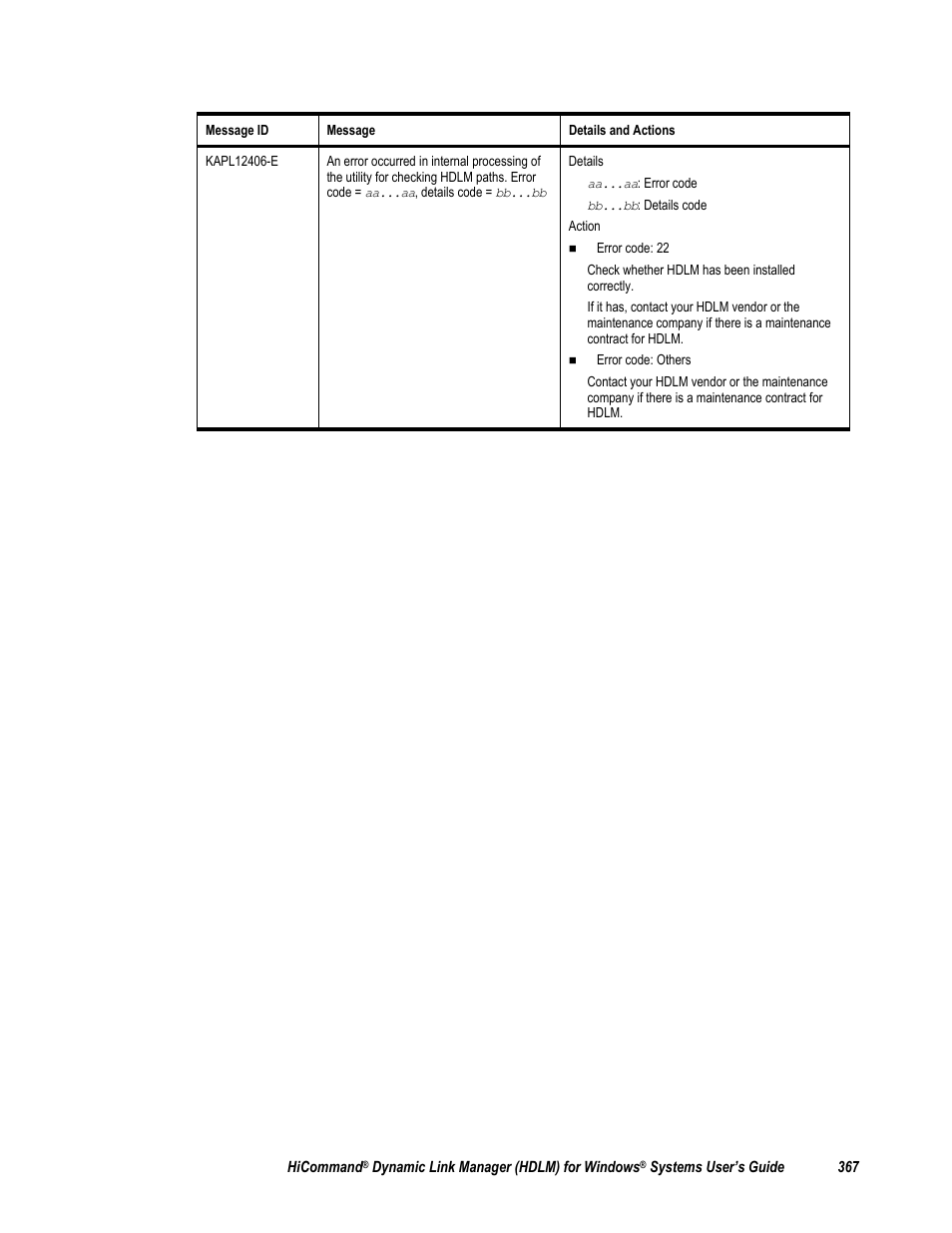 HP Hitachi Dynamic Link Manager Software User Manual | Page 383 / 411