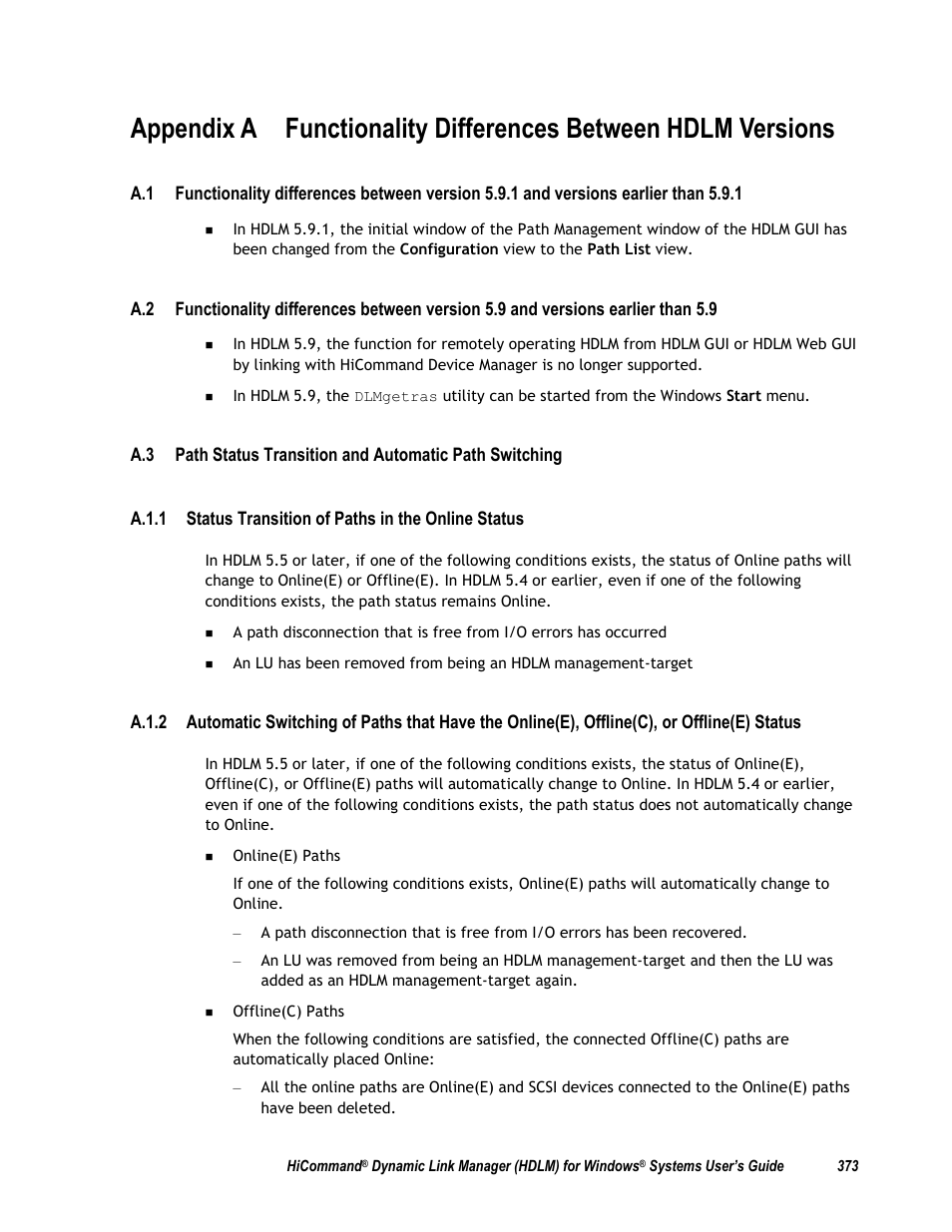 HP Hitachi Dynamic Link Manager Software User Manual | Page 389 / 411