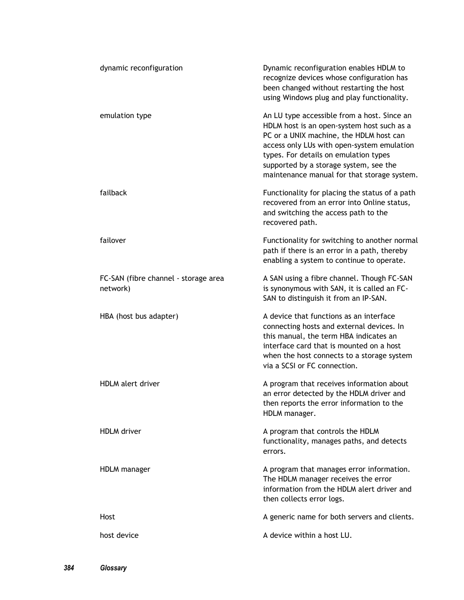 HP Hitachi Dynamic Link Manager Software User Manual | Page 400 / 411
