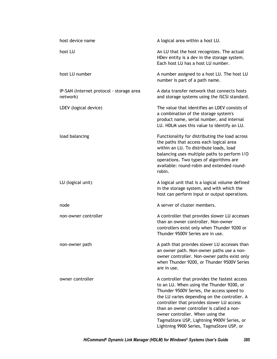 HP Hitachi Dynamic Link Manager Software User Manual | Page 401 / 411