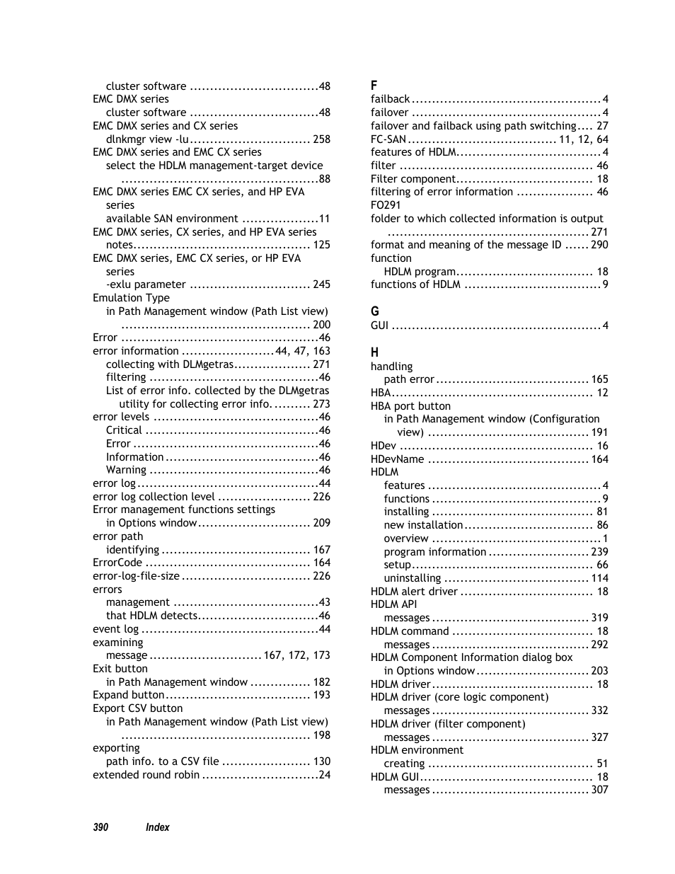 HP Hitachi Dynamic Link Manager Software User Manual | Page 406 / 411