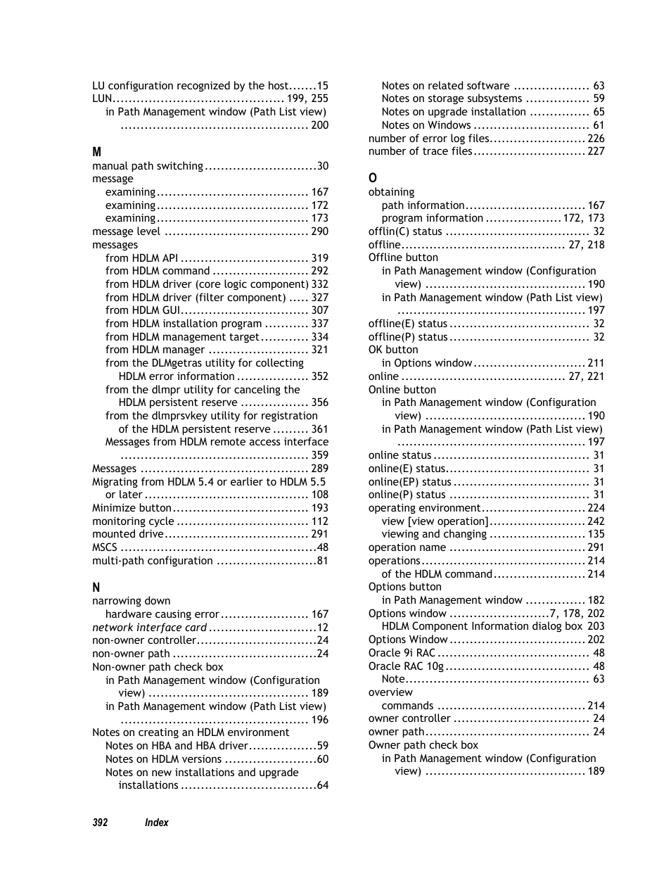 HP Hitachi Dynamic Link Manager Software User Manual | Page 408 / 411