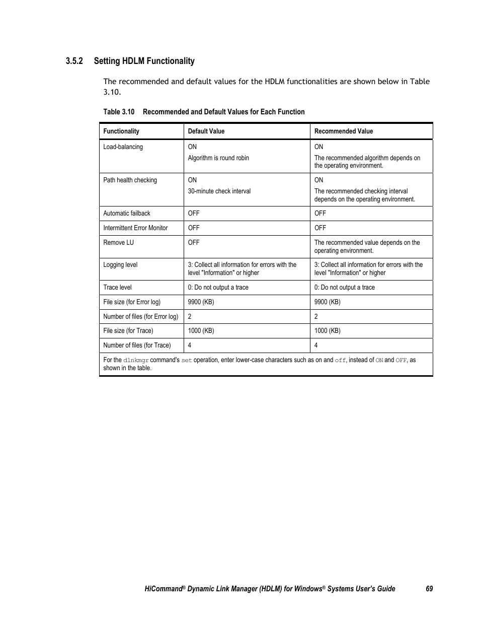 2 setting hdlm functionality | HP Hitachi Dynamic Link Manager Software User Manual | Page 85 / 411