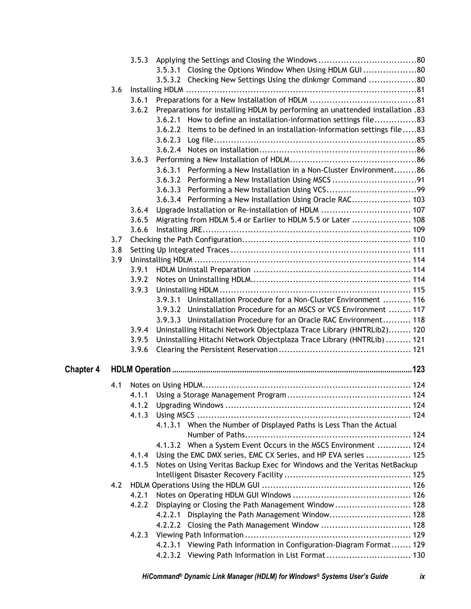 HP Hitachi Dynamic Link Manager Software User Manual | Page 9 / 411