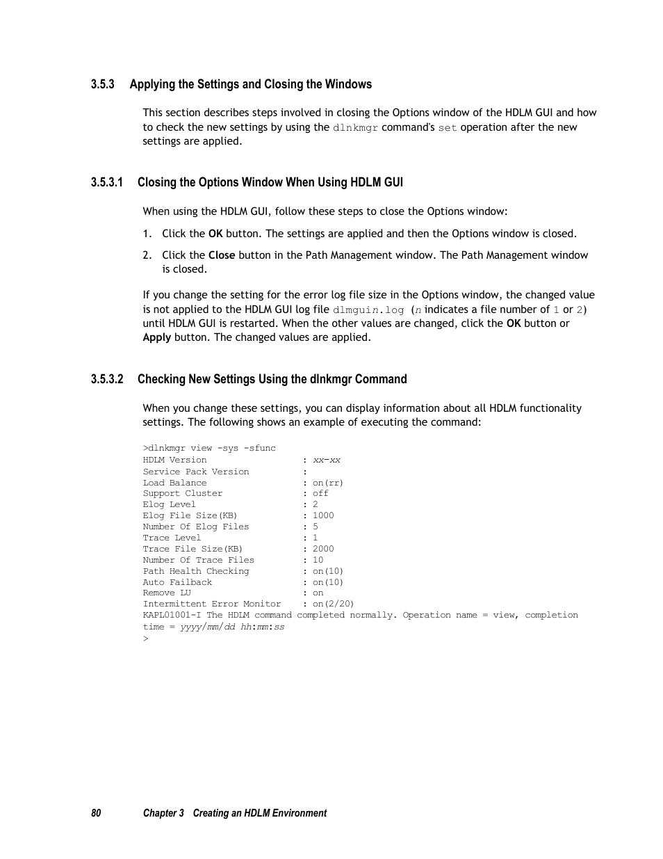 3 applying the settings and closing the windows | HP Hitachi Dynamic Link Manager Software User Manual | Page 96 / 411