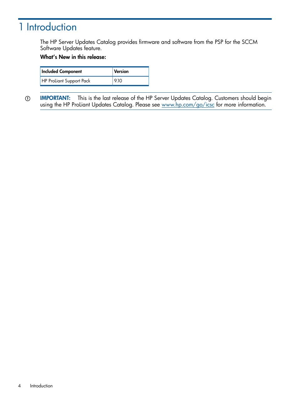 1 introduction | HP OneView for Microsoft System Center User Manual | Page 4 / 13