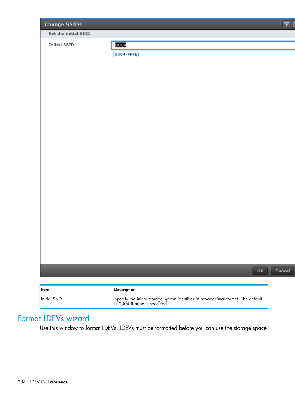Format ldevs wizard | HP XP7 Storage User Manual | Page 238 / 338