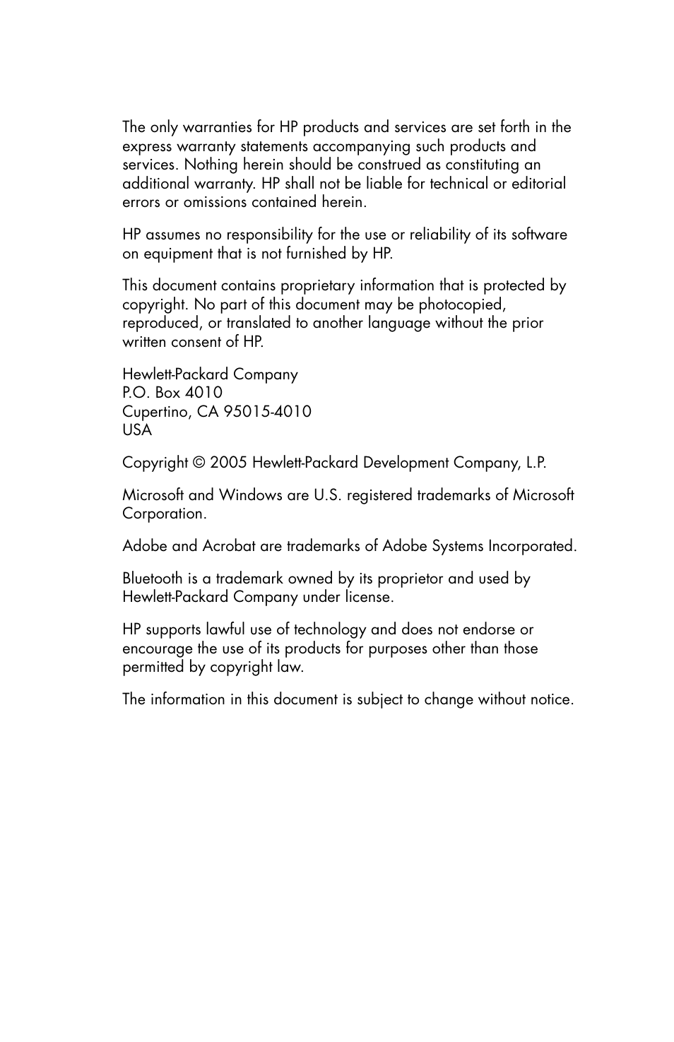 HP f2105 21 inch LCD Monitor User Manual | Page 2 / 74