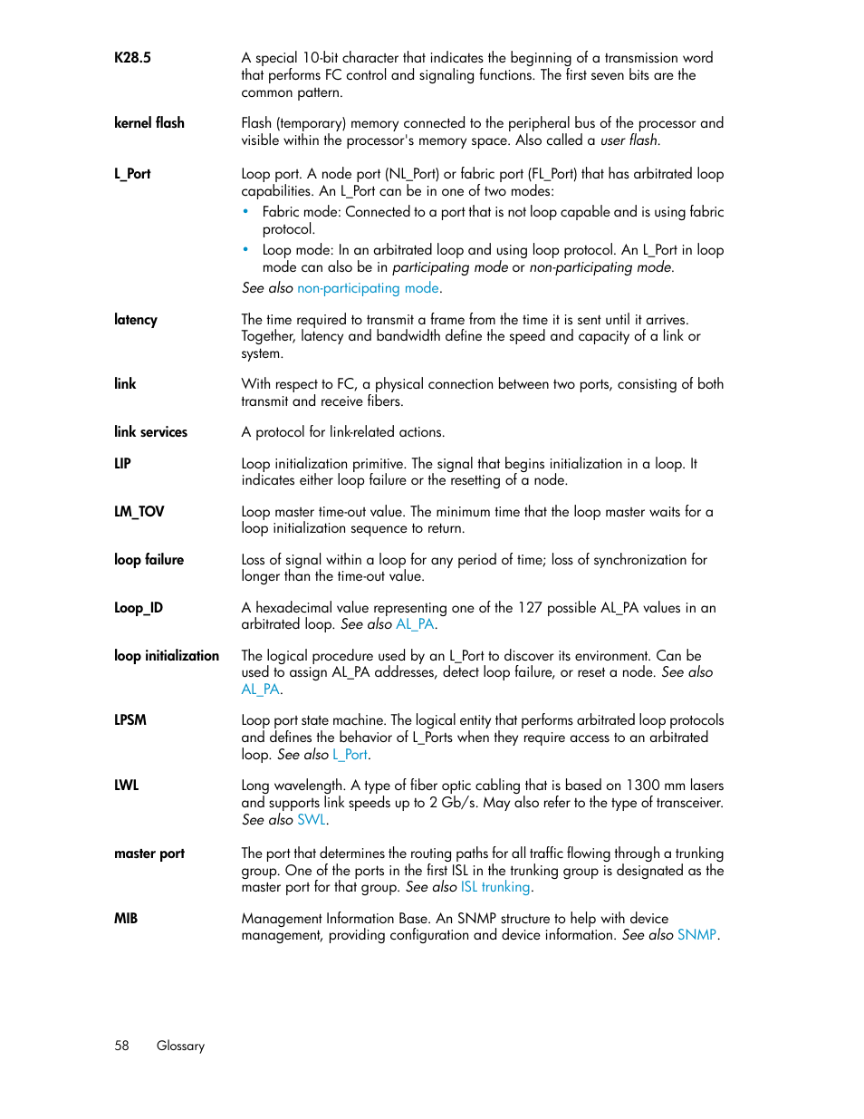 HP Brocade 8Gb SAN Switch for HP BladeSystem c-Class User Manual | Page 58 / 64