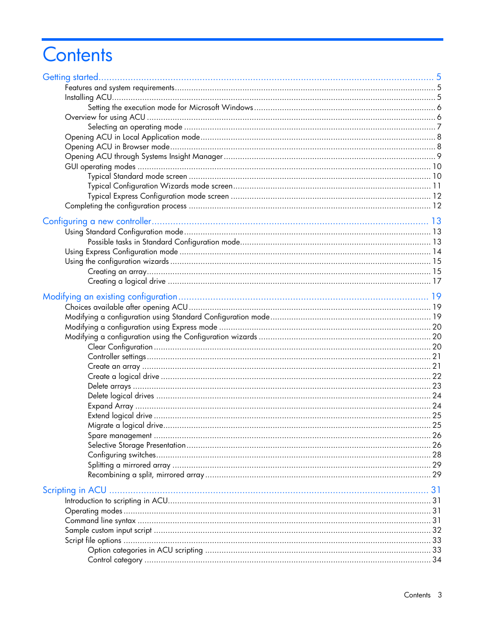 HP StorageWorks 1500cs Modular Smart Array User Manual | Page 3 / 71