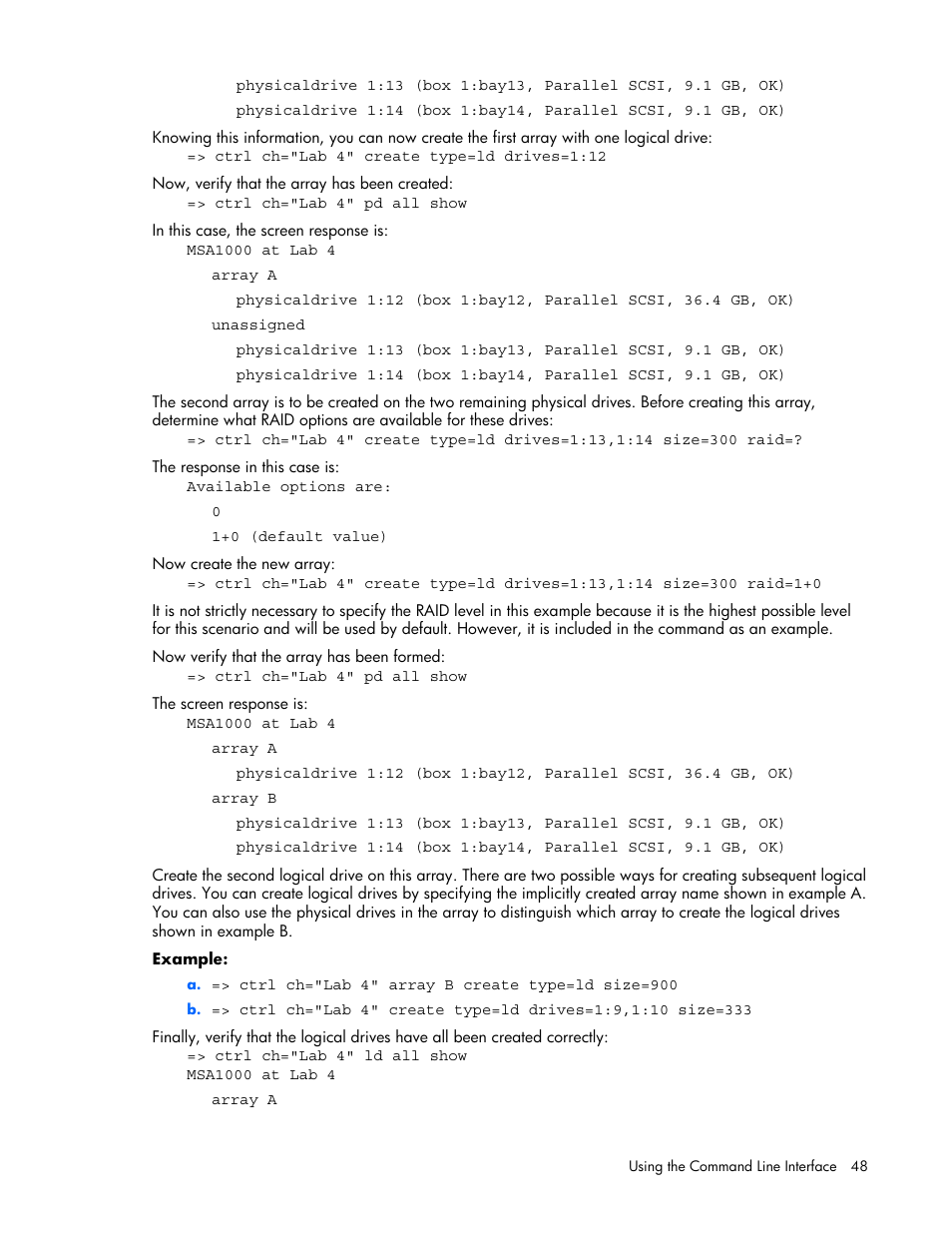 HP StorageWorks 1500cs Modular Smart Array User Manual | Page 48 / 71