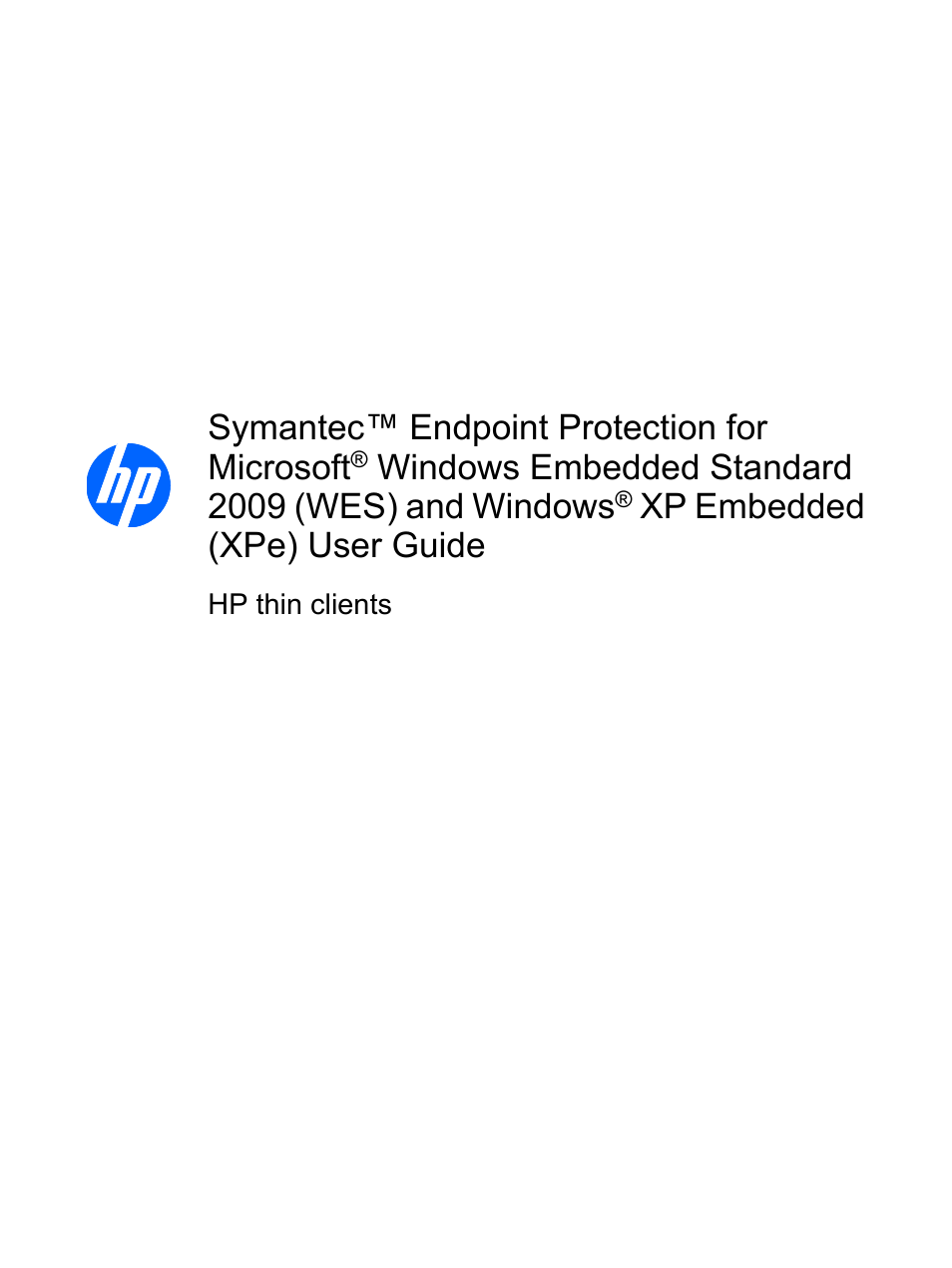 HP t5740 Thin Client User Manual | 33 pages