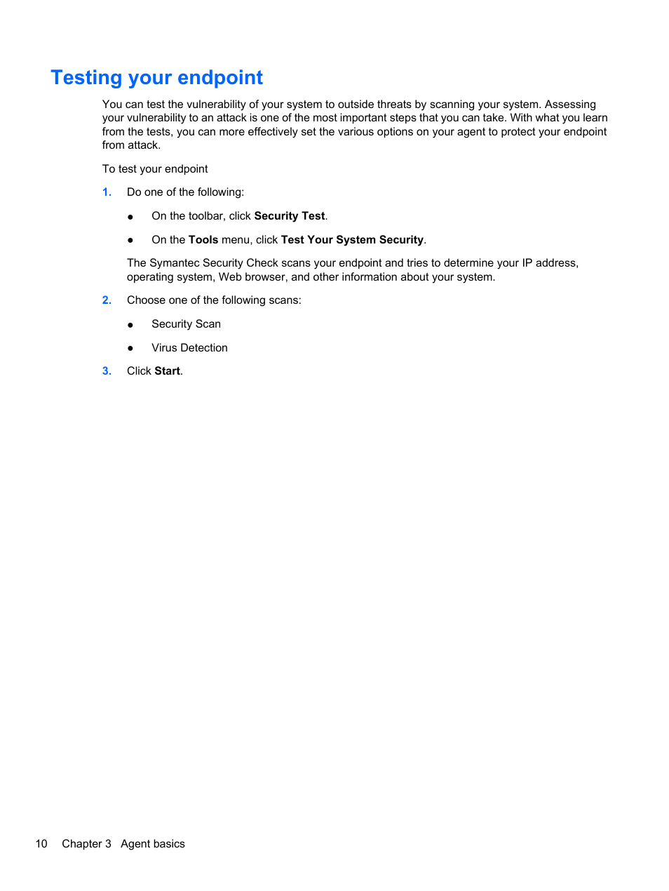 Testing your endpoint | HP t5740 Thin Client User Manual | Page 16 / 33
