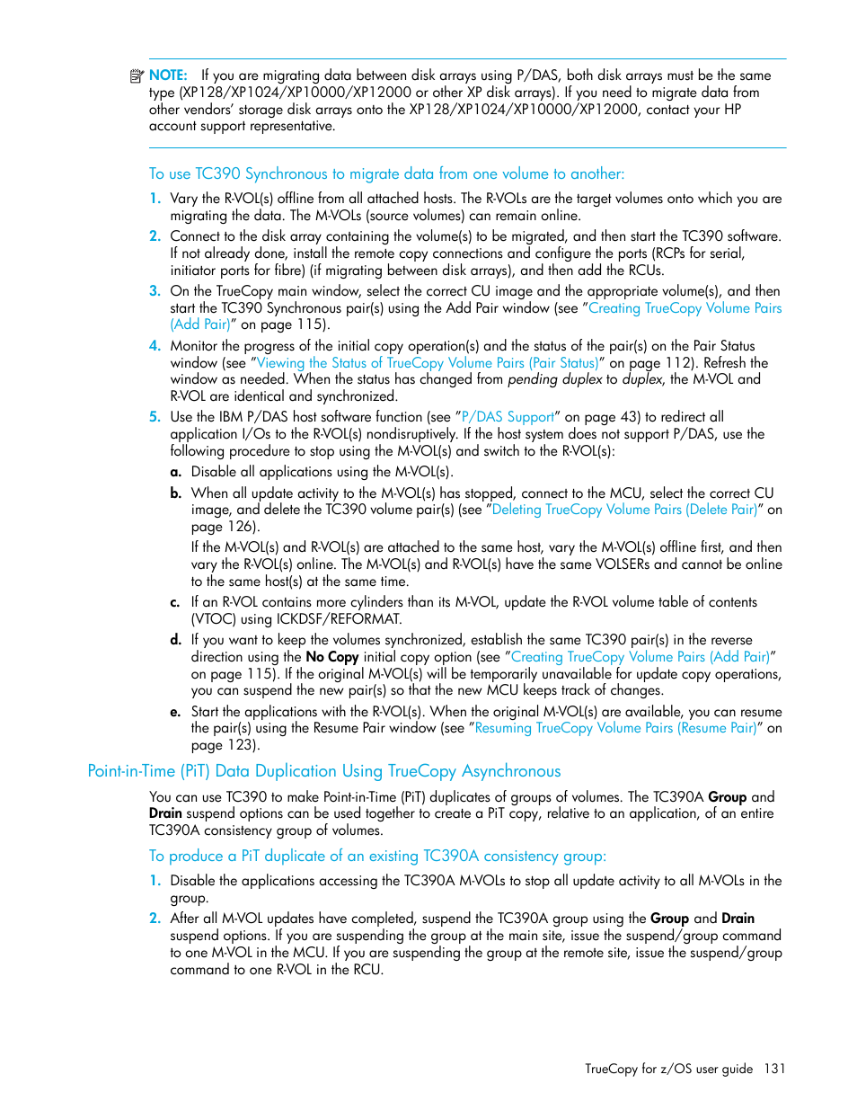 HP StorageWorks XP Remote Web Console Software User Manual | Page 131 / 208