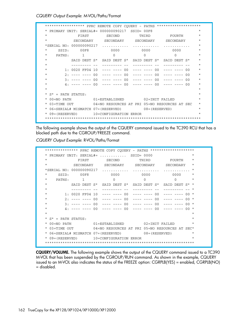 HP StorageWorks XP Remote Web Console Software User Manual | Page 162 / 208