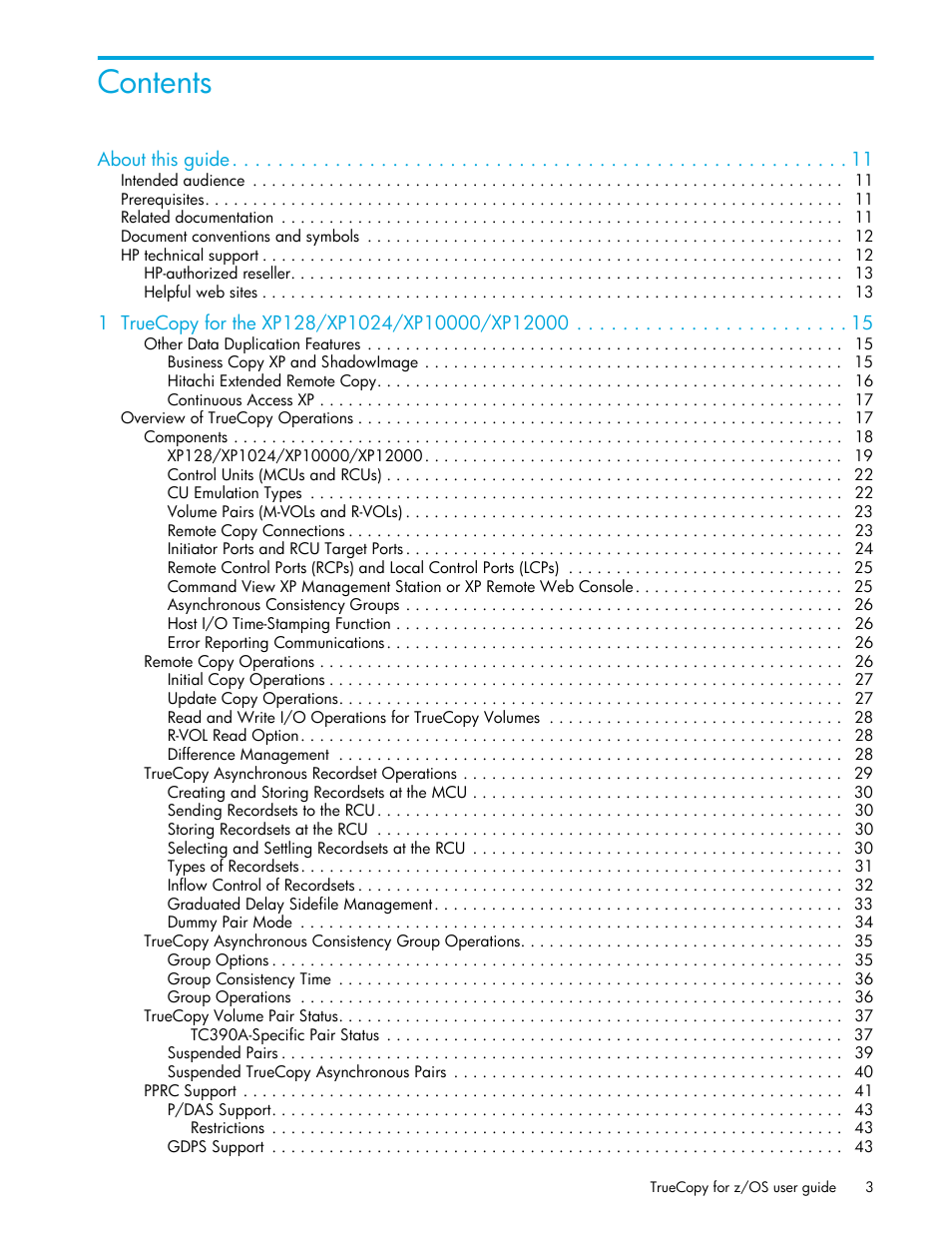 HP StorageWorks XP Remote Web Console Software User Manual | Page 3 / 208