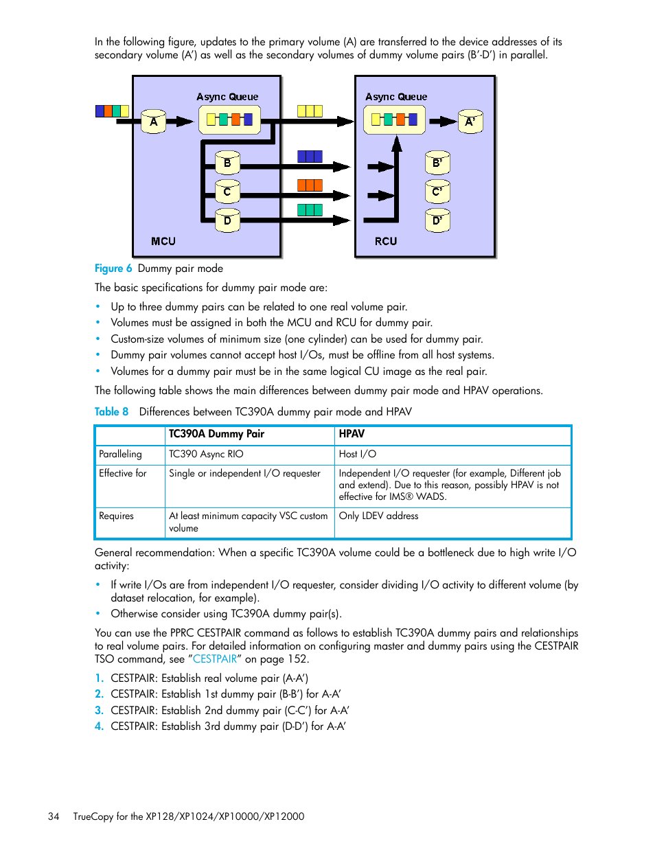 Figure 6 dummy pair mode, 6 dummy pair mode | HP StorageWorks XP Remote Web Console Software User Manual | Page 34 / 208