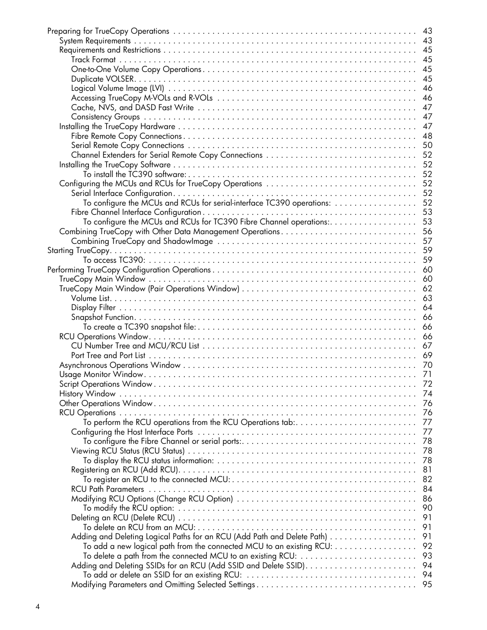 HP StorageWorks XP Remote Web Console Software User Manual | Page 4 / 208