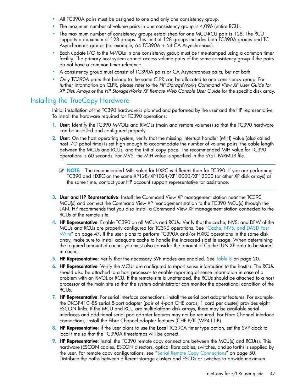 Installing the truecopy hardware | HP StorageWorks XP Remote Web Console Software User Manual | Page 47 / 208