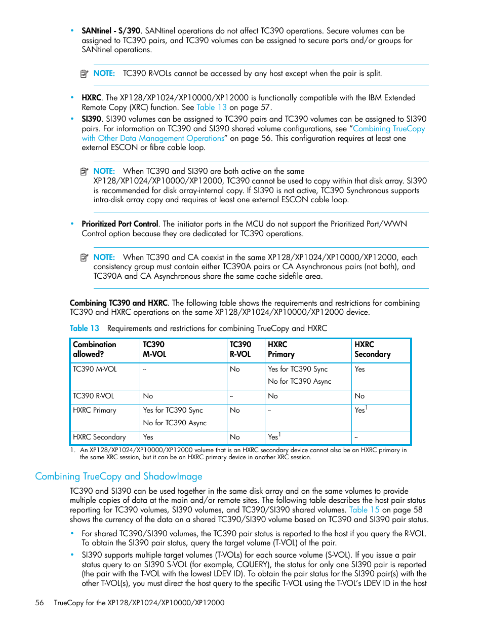 Combining truecopy and shadowimage | HP StorageWorks XP Remote Web Console Software User Manual | Page 56 / 208