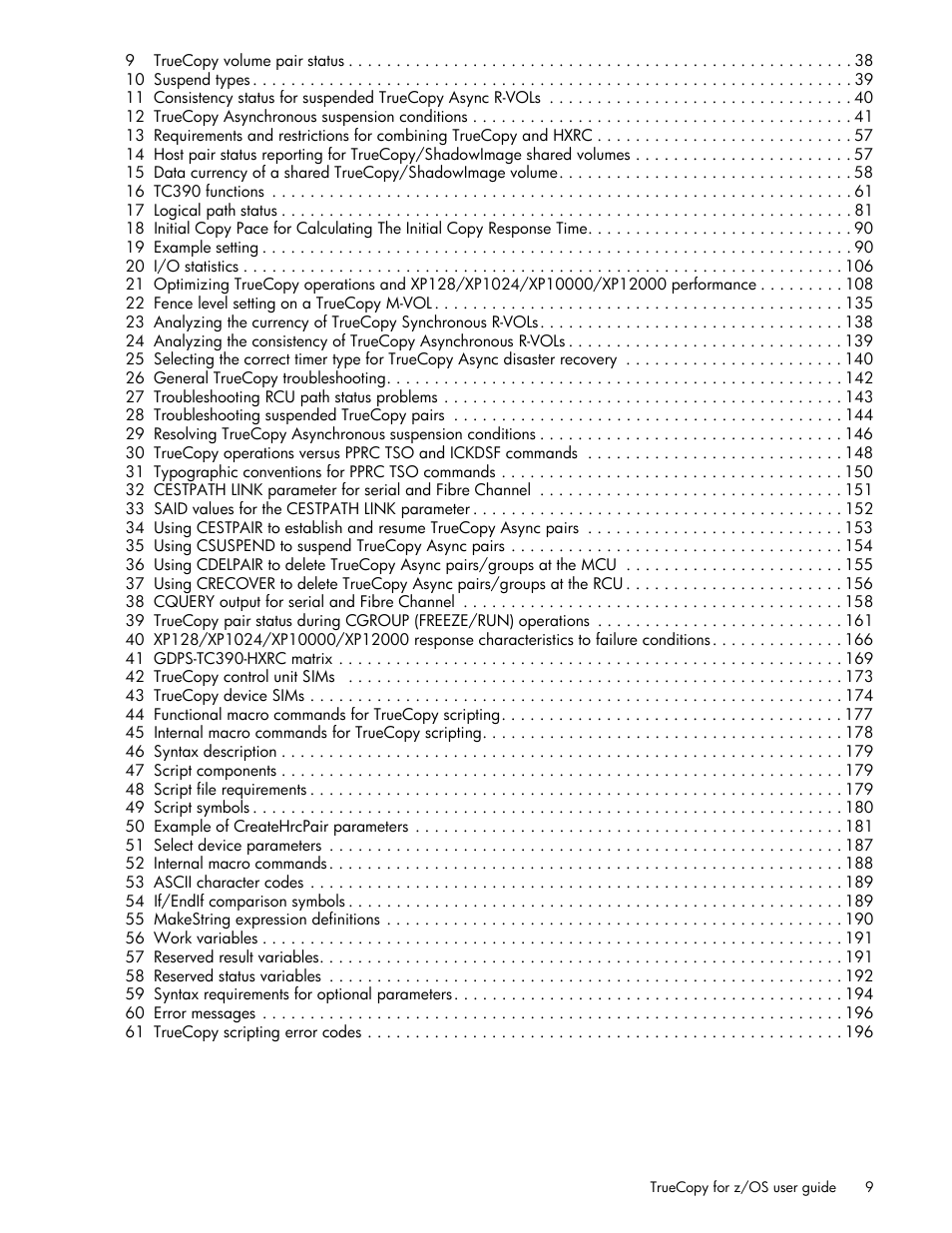 HP StorageWorks XP Remote Web Console Software User Manual | Page 9 / 208