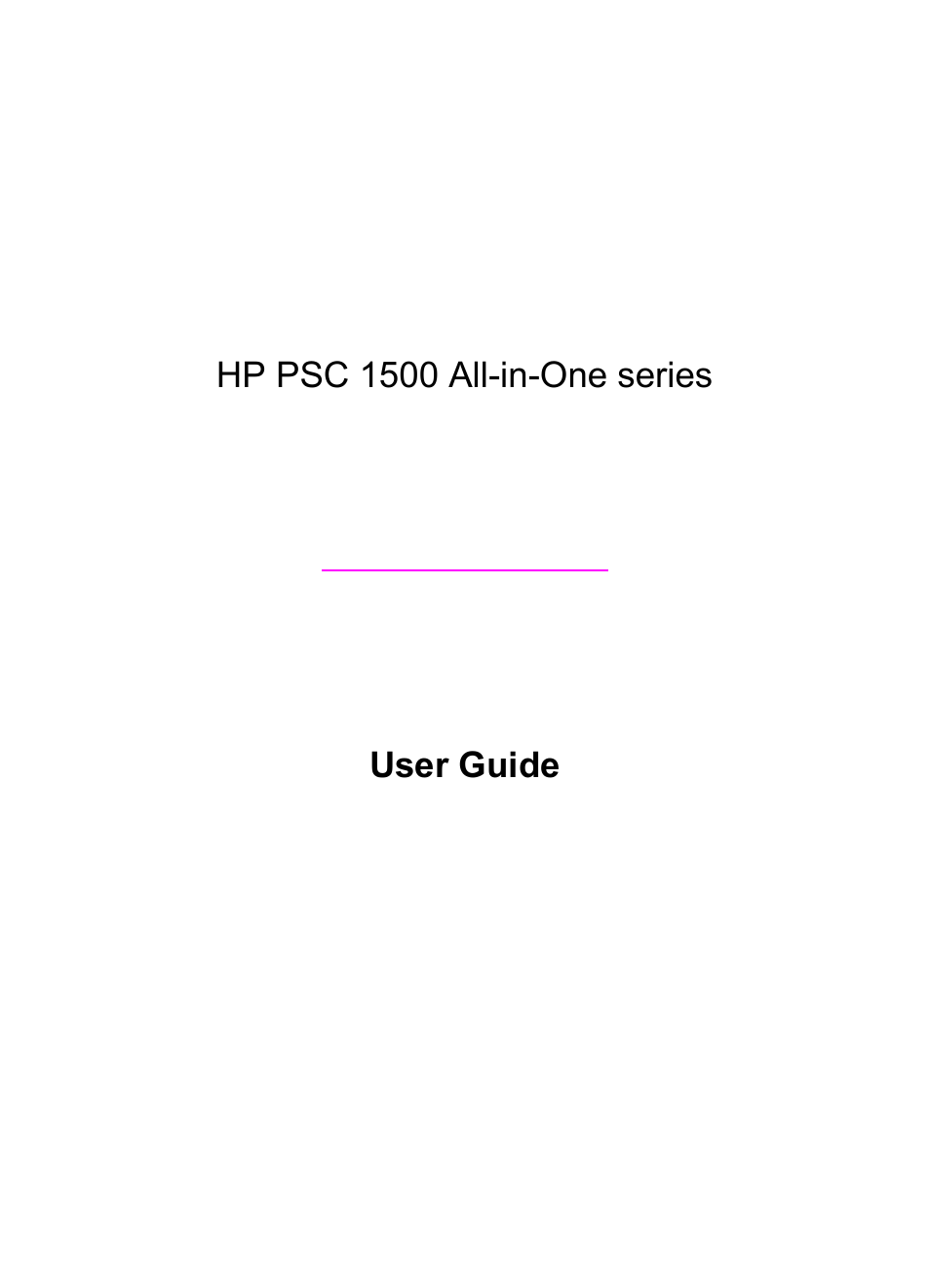 HP PSC 1510xi All-in-One Printer User Manual | Page 2 / 96