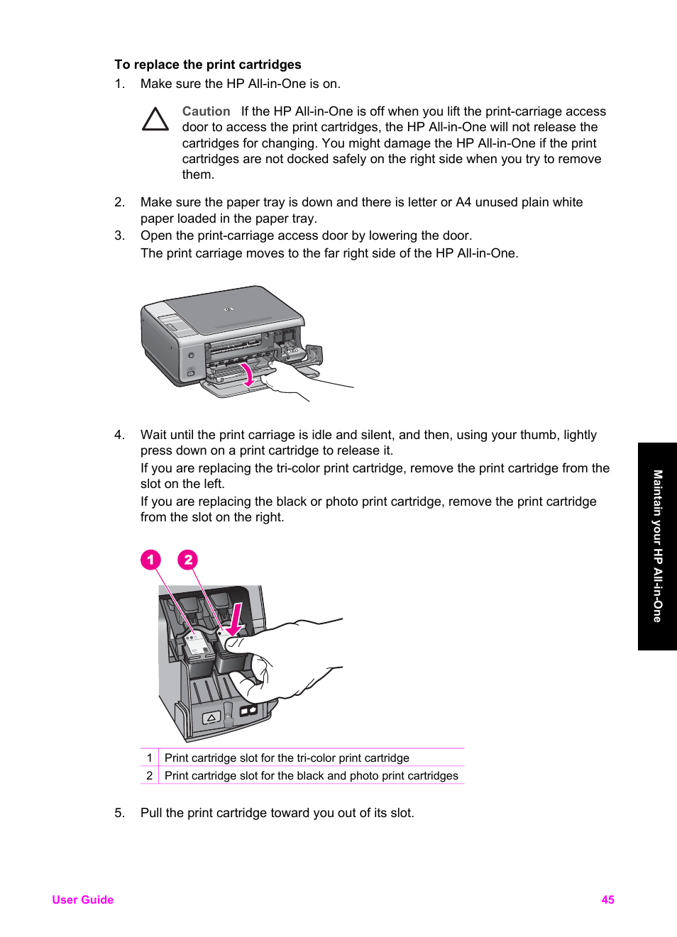 HP PSC 1510xi All-in-One Printer User Manual | Page 48 / 96