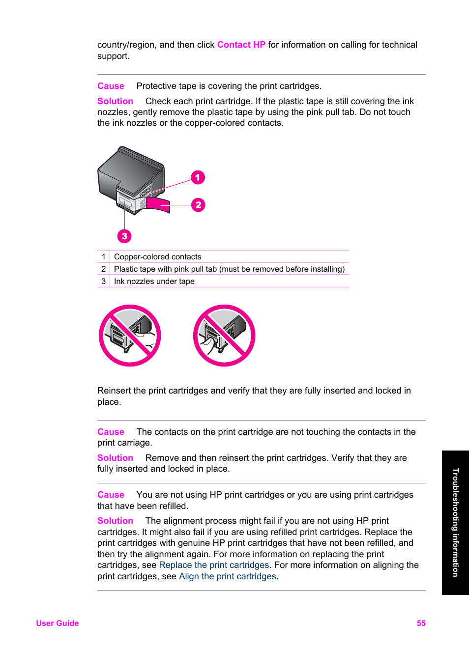 HP PSC 1510xi All-in-One Printer User Manual | Page 58 / 96