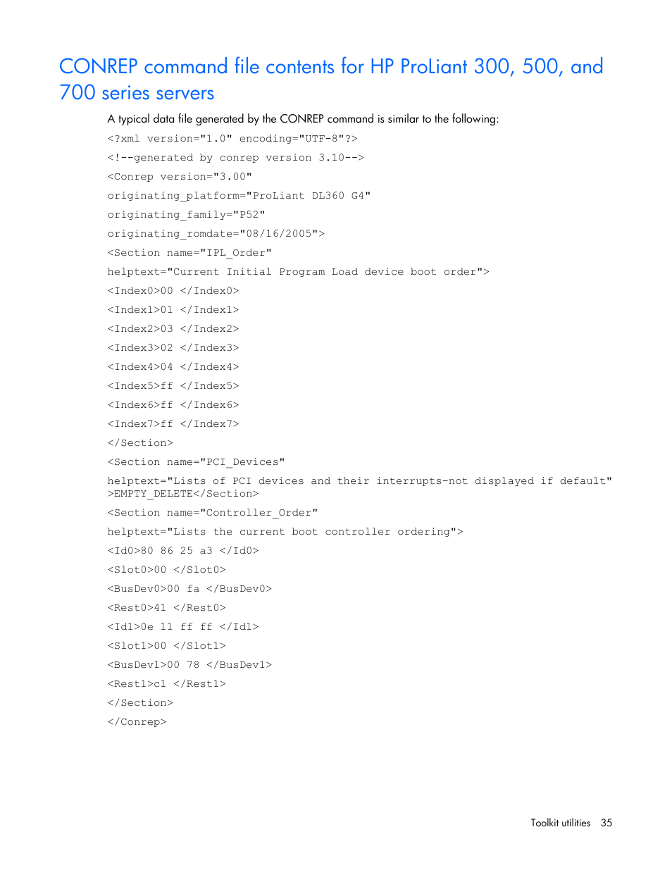 HP Linux Server Management Software User Manual | Page 35 / 68