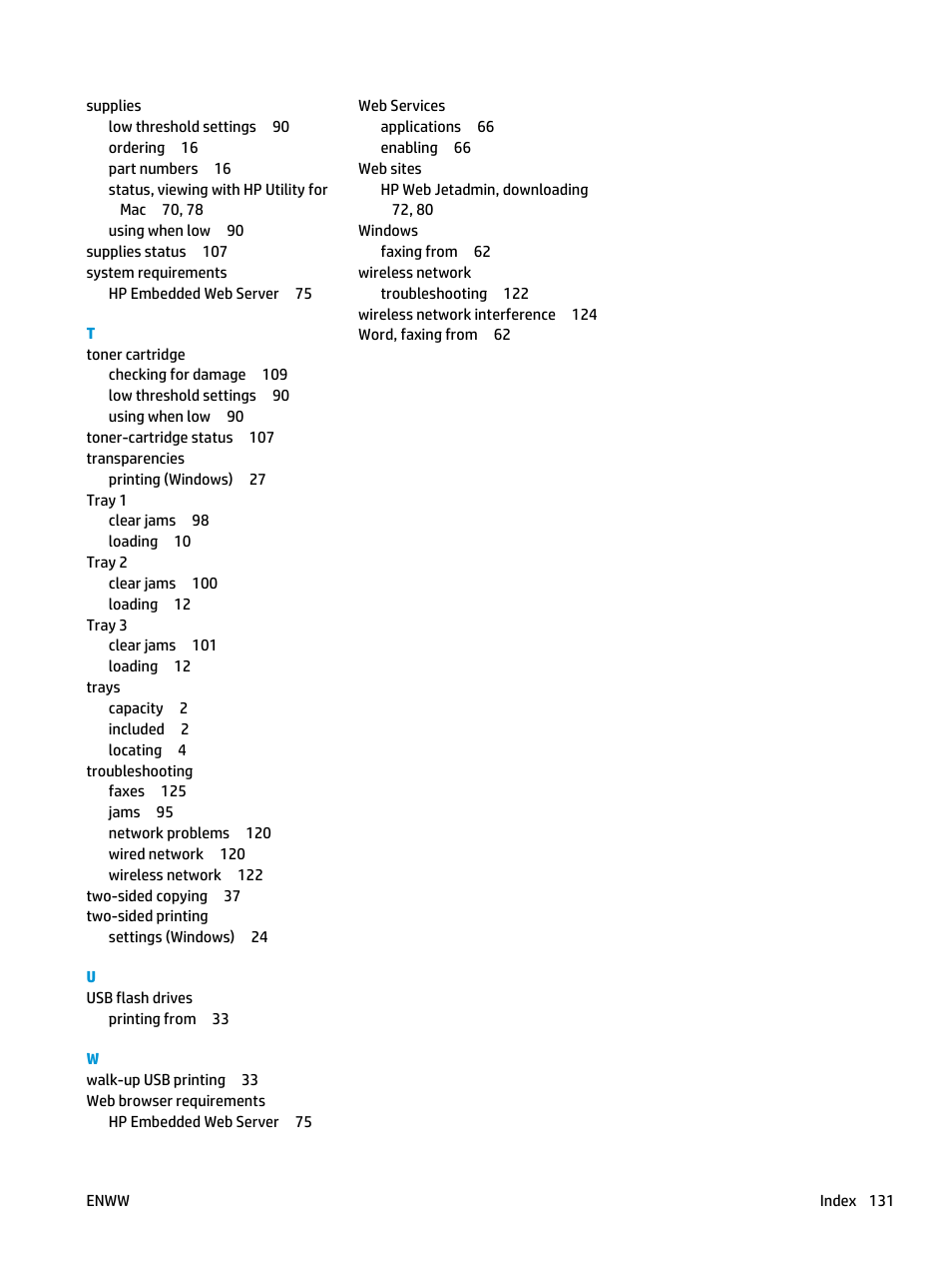 HP Color LaserJet Pro MFP M476 series User Manual | Page 141 / 144